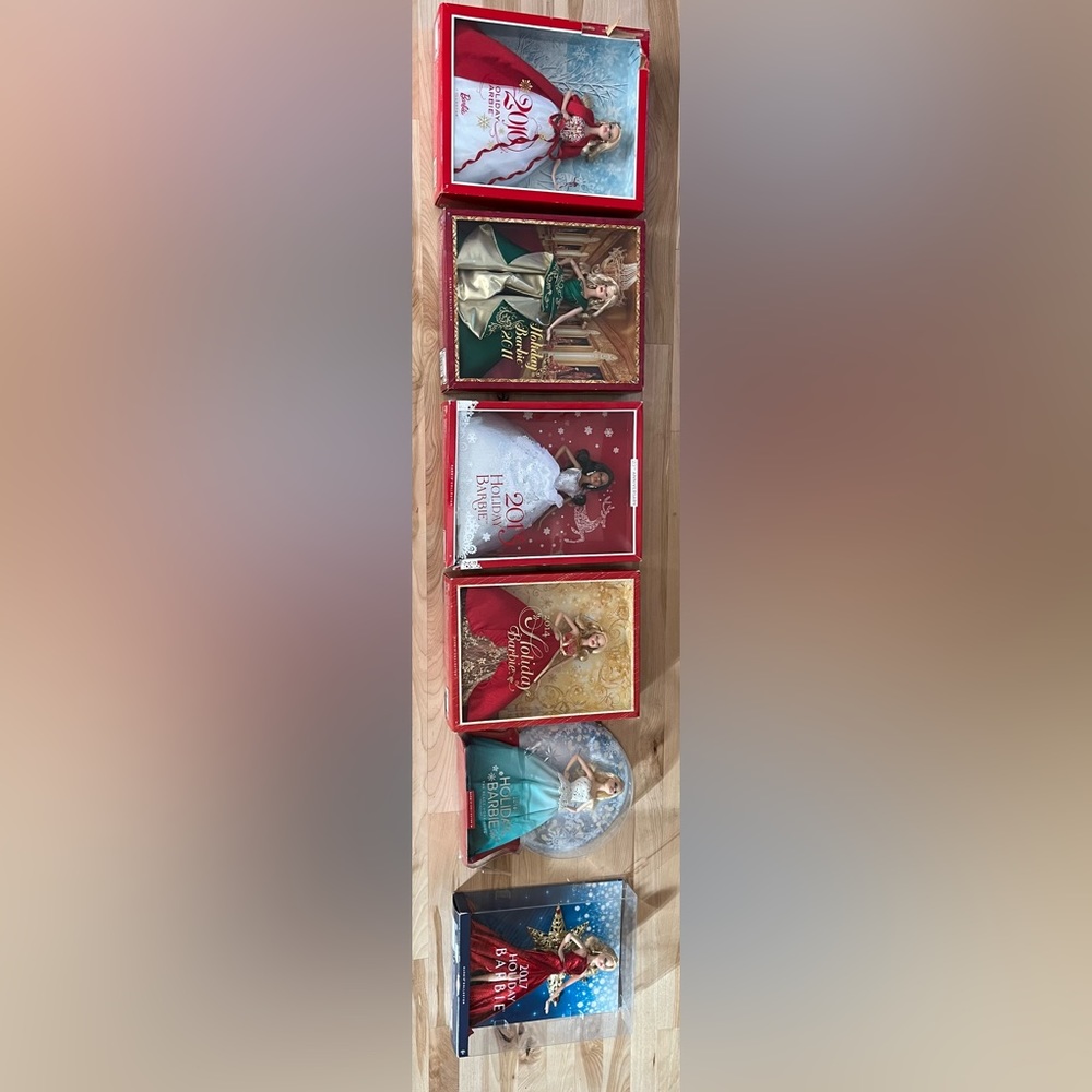 Holiday Barbie collection